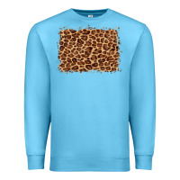 Ocean Blue leopard background Premium Sweatshirt - BarkalooDesign