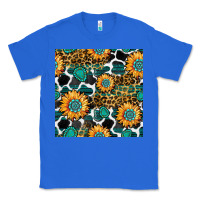 True Royal gemstone sunflower leopard seamless pattern Classic Tee - BundleAndBundleShop