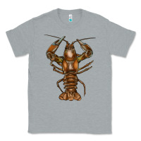 Heather Grey crawfish Classic Tee - FaDigitalArtStudio