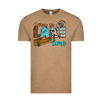 Vintage Coffee living on lake time Vintage Tee - texasbilliewilder
