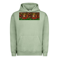 Pigment Oil Green oh holy night Urban Hoodie - BundleAndBundleShop