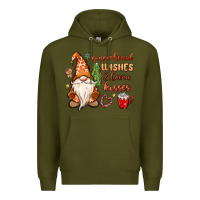 Army Green gingerbread wishes cocoa kisses Premium Hoodie - MaliasSmallBusiness