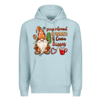 Blue Mist gingerbread wishes cocoa kisses Premium Hoodie - MaliasSmallBusiness