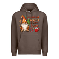 Coffee gingerbread wishes cocoa kisses Premium Hoodie - MaliasSmallBusiness