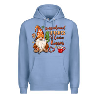Colony Blue gingerbread wishes cocoa kisses Premium Hoodie - MaliasSmallBusiness