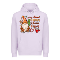 Lilac gingerbread wishes cocoa kisses Premium Hoodie - MaliasSmallBusiness