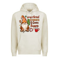 Oatmeal Heather gingerbread wishes cocoa kisses Premium Hoodie - MaliasSmallBusiness