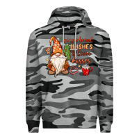 Slate Camo gingerbread wishes cocoa kisses Premium Hoodie - MaliasSmallBusiness
