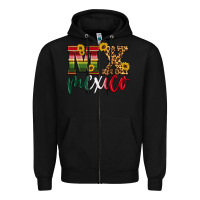 Black mexico Zipper Hoodie - HRA Design Shop