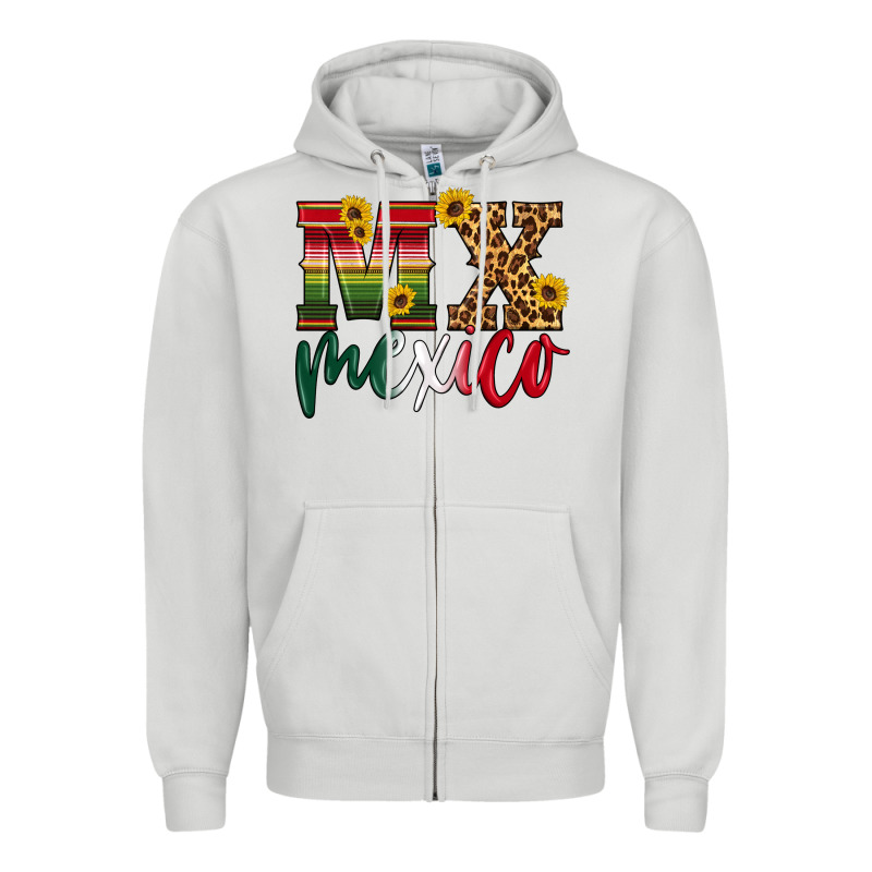Mexico Zipper Hoodie by HRA Design Shop | Teevron