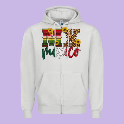 Mexico Zipper Hoodie Designed By Hra Design Shop