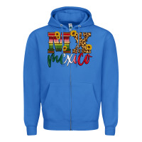 True Royal mexico Zipper Hoodie - HRA Design Shop