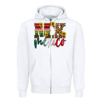 White mexico Zipper Hoodie - HRA Design Shop