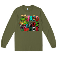 Army Green taco saurus rex Long Sleeve Tee - CTS Tumbler Store