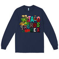 Navy taco saurus rex Long Sleeve Tee - CTS Tumbler Store