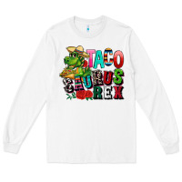 White taco saurus rex Long Sleeve Tee - CTS Tumbler Store