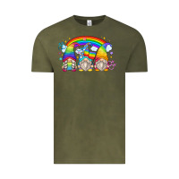Vintage Olive lgbt gnomes Vintage Tee - Zillion Design Studio