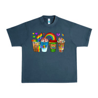 Midnight Navy lgbtq coffee drinks Urban Heavy Tee - texasbilliewilder