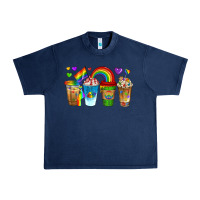 Navy lgbtq coffee drinks Urban Heavy Tee - texasbilliewilder