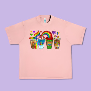 Lgbtq Coffee Drinks Urban Heavy Tee Designed By Texasbilliewilder