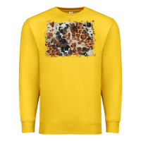 Lemon cowhide leopard background Premium Sweatshirt - BarkalooDesign