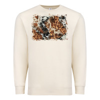 Sandshell cowhide leopard background Premium Sweatshirt - BarkalooDesign