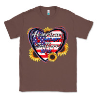 Chestnut American heart southern soul Classic Tee - CowGirlArtShop