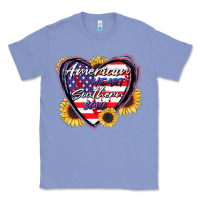 Colony Blue American heart southern soul Classic Tee - CowGirlArtShop
