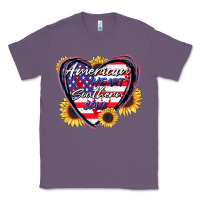 Lavender American heart southern soul Classic Tee - CowGirlArtShop