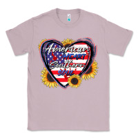 Lilac American heart southern soul Classic Tee - CowGirlArtShop