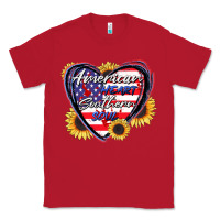 Red American heart southern soul Classic Tee - CowGirlArtShop