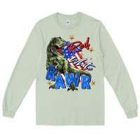 Matcha red white rawr Long Sleeve Tee - Zillion Design Studio