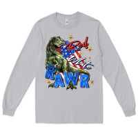 Moon Dust red white rawr Long Sleeve Tee - Zillion Design Studio