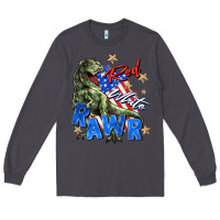 Smoke red white rawr Long Sleeve Tee - Zillion Design Studio
