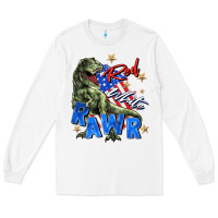 White red white rawr Long Sleeve Tee - Zillion Design Studio