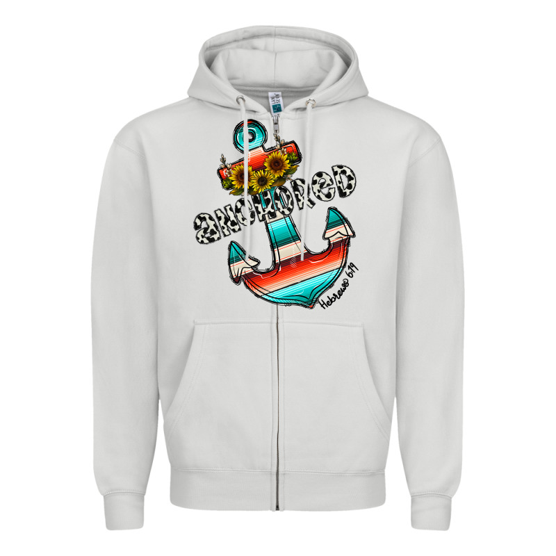 Anchored Zipper Hoodie by CowhideDigitalArt | Teevron