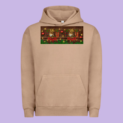 Oh Holy Night Urban Hoodie Designed By Bundleandbundleshop
