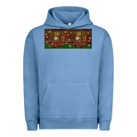 Pigment Pebble Blue Oh Holy Night Urban Hoodie - BundleAndBundleShop