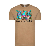 Vintage Coffee jesus is my anchor gnomes Vintage Tee - Zillion Design Studio