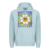 Blue Mist happy mind happy life Premium Hoodie - NancyCooperArtShop