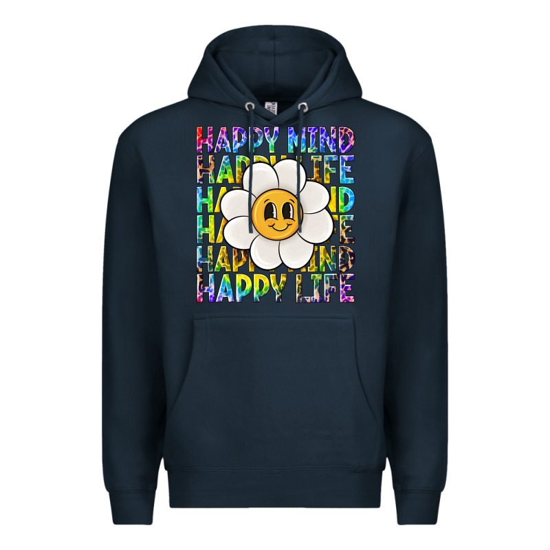 Happy Mind Happy Life Premium Hoodie by NancyCooperArtShop | Teevron