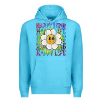 Ocean Blue happy mind happy life Premium Hoodie - NancyCooperArtShop