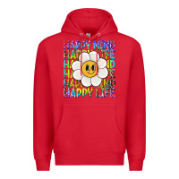 Red happy mind happy life Premium Hoodie - NancyCooperArtShop