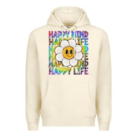 Sandshell happy mind happy life Premium Hoodie - NancyCooperArtShop