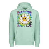 Seafoam happy mind happy life Premium Hoodie - NancyCooperArtShop