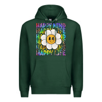 Sports Green happy mind happy life Premium Hoodie - NancyCooperArtShop