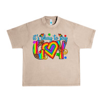 French Oak its okay to say gay Urban Heavy Tee - texasbilliewilder