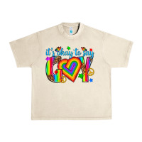 Sandshell its okay to say gay Urban Heavy Tee - texasbilliewilder