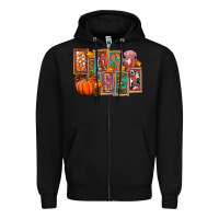 Black blessed thanksgiving Zipper Hoodie - FaDigitalArtStudio