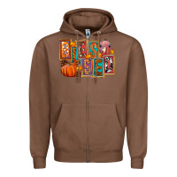 Chestnut blessed thanksgiving Zipper Hoodie - FaDigitalArtStudio